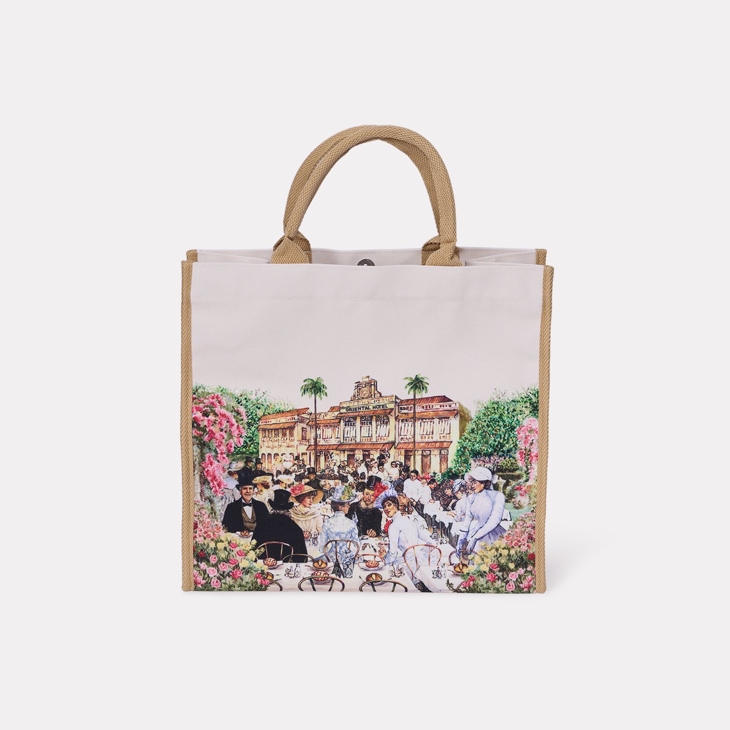 Mandarin Oriental Signature's Print Canvas Bag 2