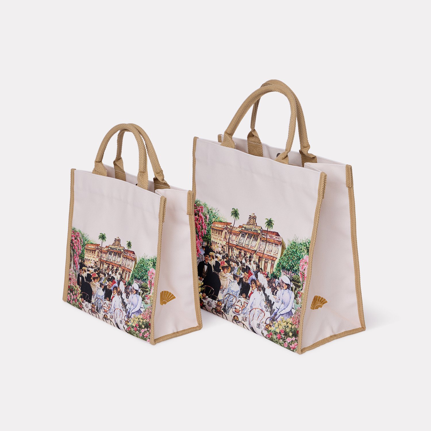 Mandarin Oriental Signature's Print Canvas Bag 3
