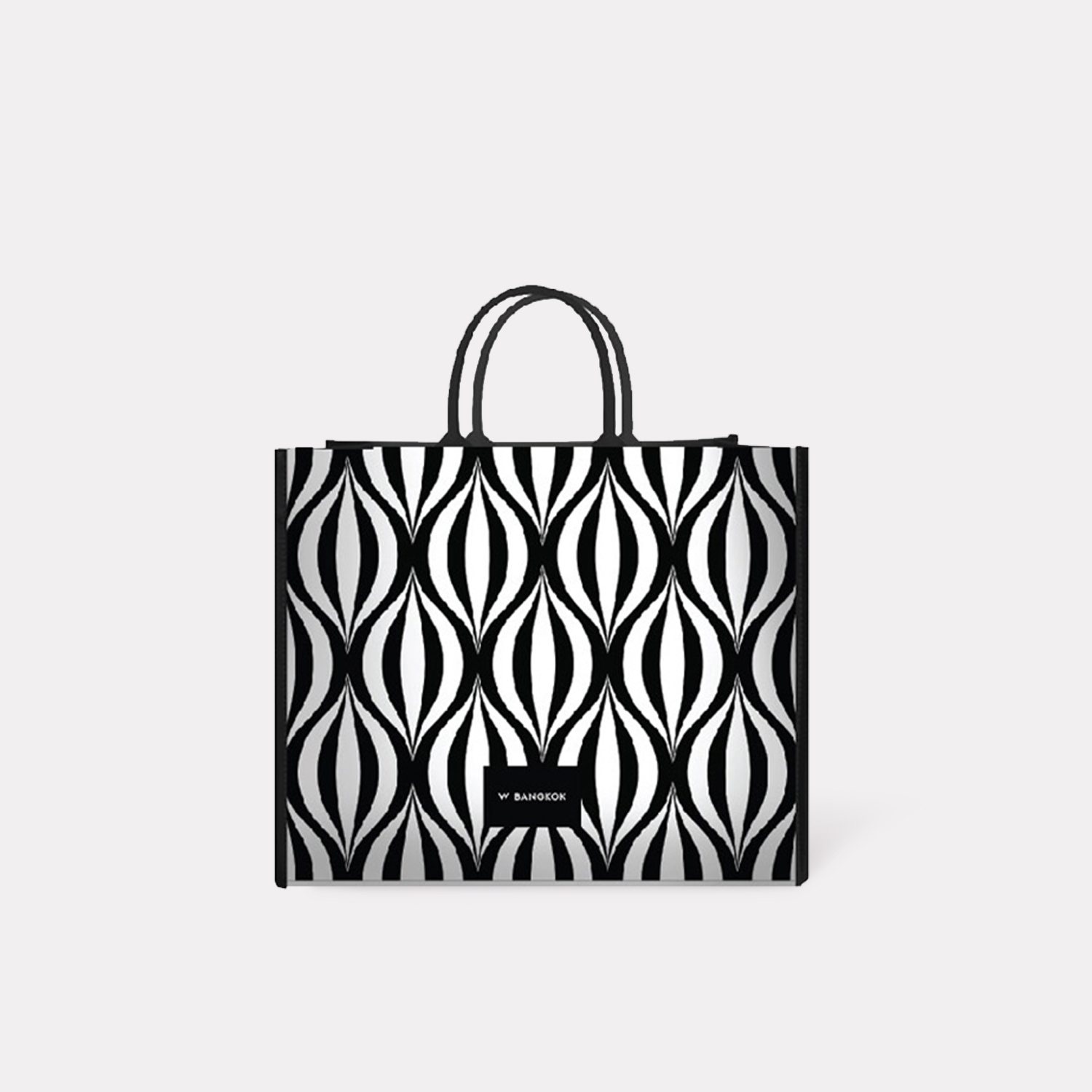 W Bangkok Signature's Print Canvas Bag 3