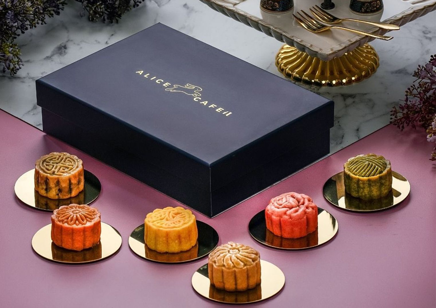 Alice Cafe Bangkok Mooncake Box 2025