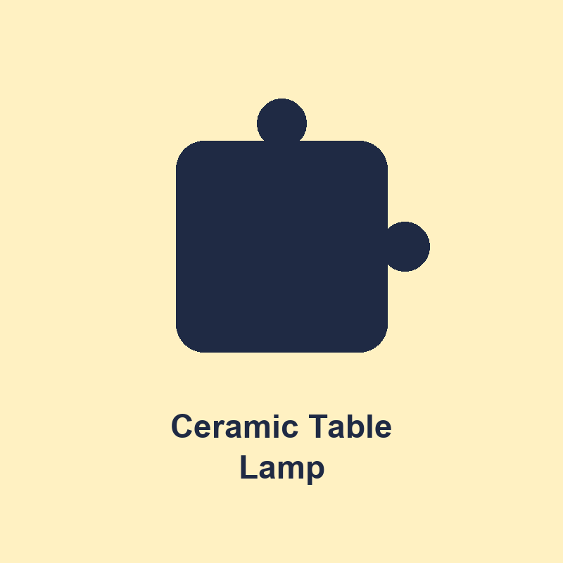 Ceramic Table Lamp